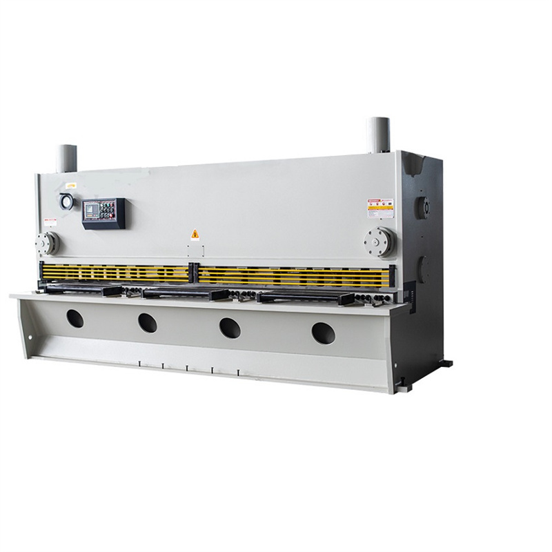 Qc12y-6x6000 מכונת גזירה הידראולית Cnc גיליונות מתכת