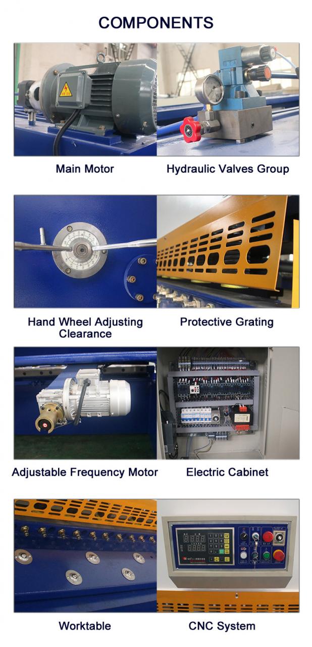 Cnc Nc Hydraulic Press Metal Guillotine Shear Machine For Carbon Stainless Steel Sheet Cnc Nc עיתונות הידראולית מתכת גיליוטינה מכונת גזירה עבור גיליון נירוסטה פחמן
