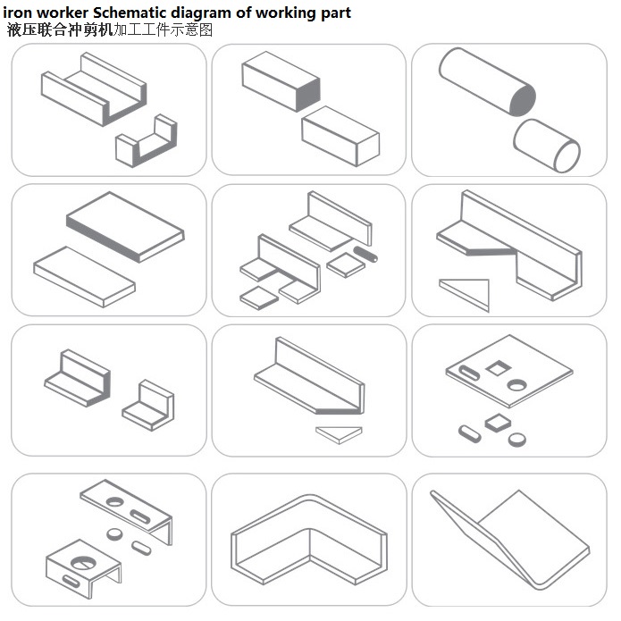 מכונת גזירה וחבטות הידראולית מסדרת Q35y