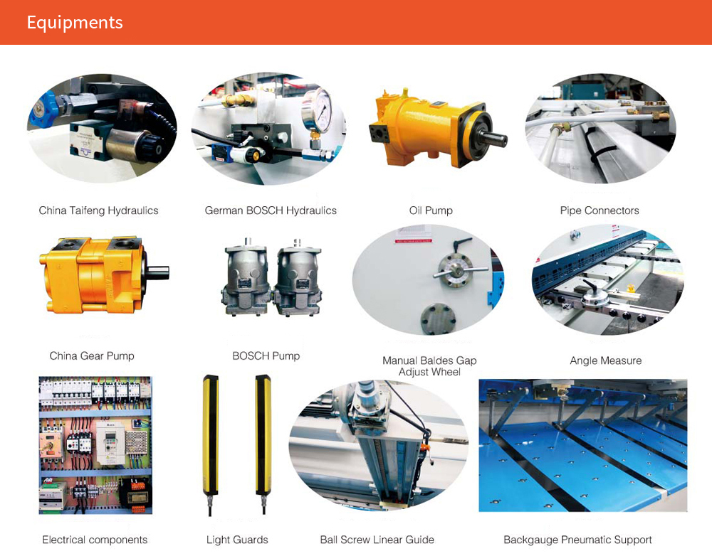 QC11K 10 12 16 mm 3200 4000mm Metal Guillotine Shear CNC Guillotine Shearing Machine QC11K 10 12 16 מ"מ 3200 4000 מ"מ מתכת גיליוטינה גזזת CNC מכונת גזירה גיליוטינה