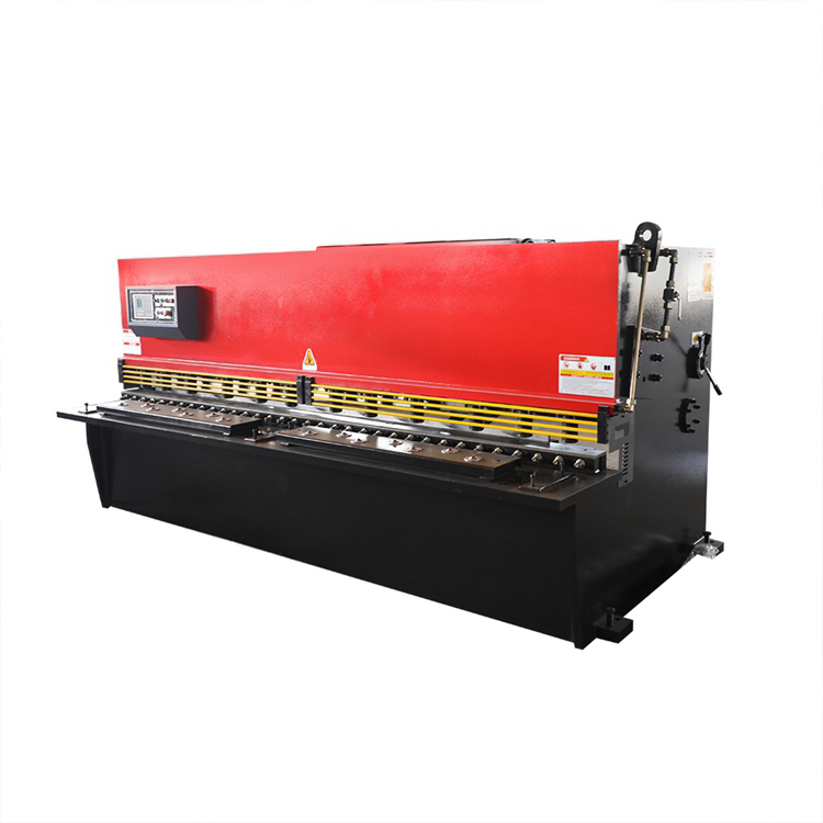 Qc12y / Qc12k Sheet Metal Steel Plate 6mm X 3200 Cnc Hydraulic Swing Beam Shear Machine Qc12y / Qc12k צלחת פלדה מתכת 6 מ"מ X 3200 Cnc הידראולית מכונת גזירה של קורות נדנדה